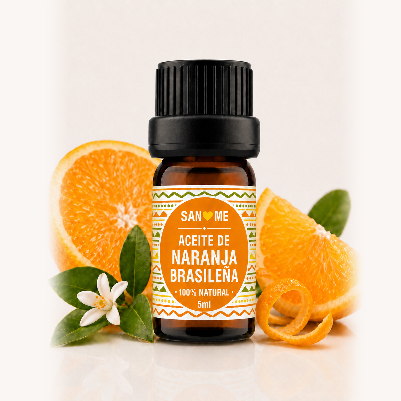 100% puro, grado premium aceite esencial de naranja brasileña<br> (citrus aurantium var. dulcis)