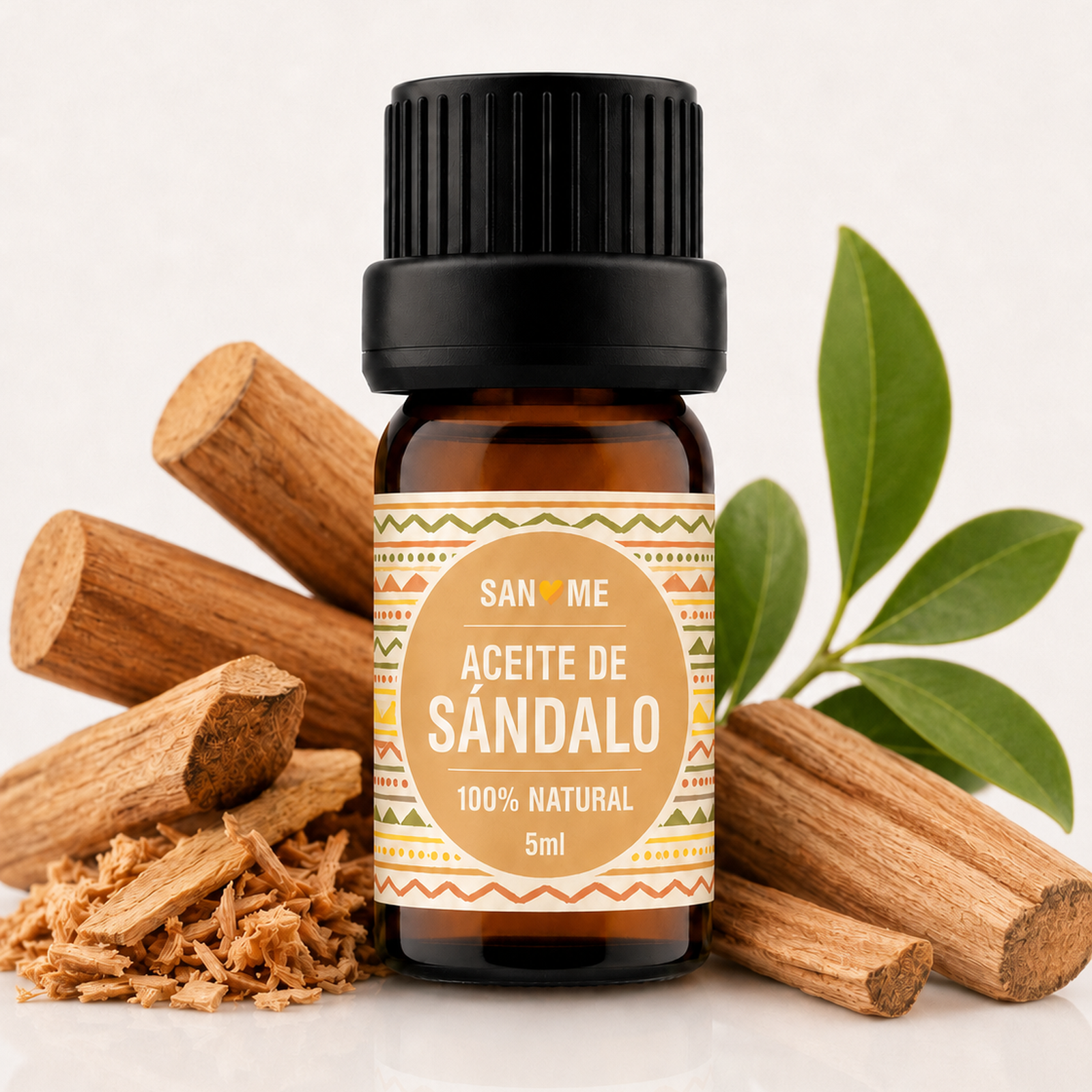 100% puro, grado premium aceite esencial de sándalo (santalum album)